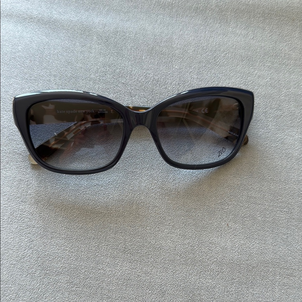 Kate Spade Black Rectangular Sunglasses